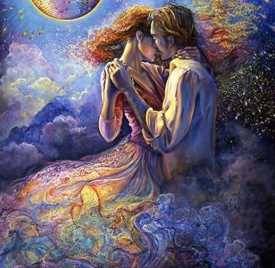 Couple dancing by Josephine Wall
