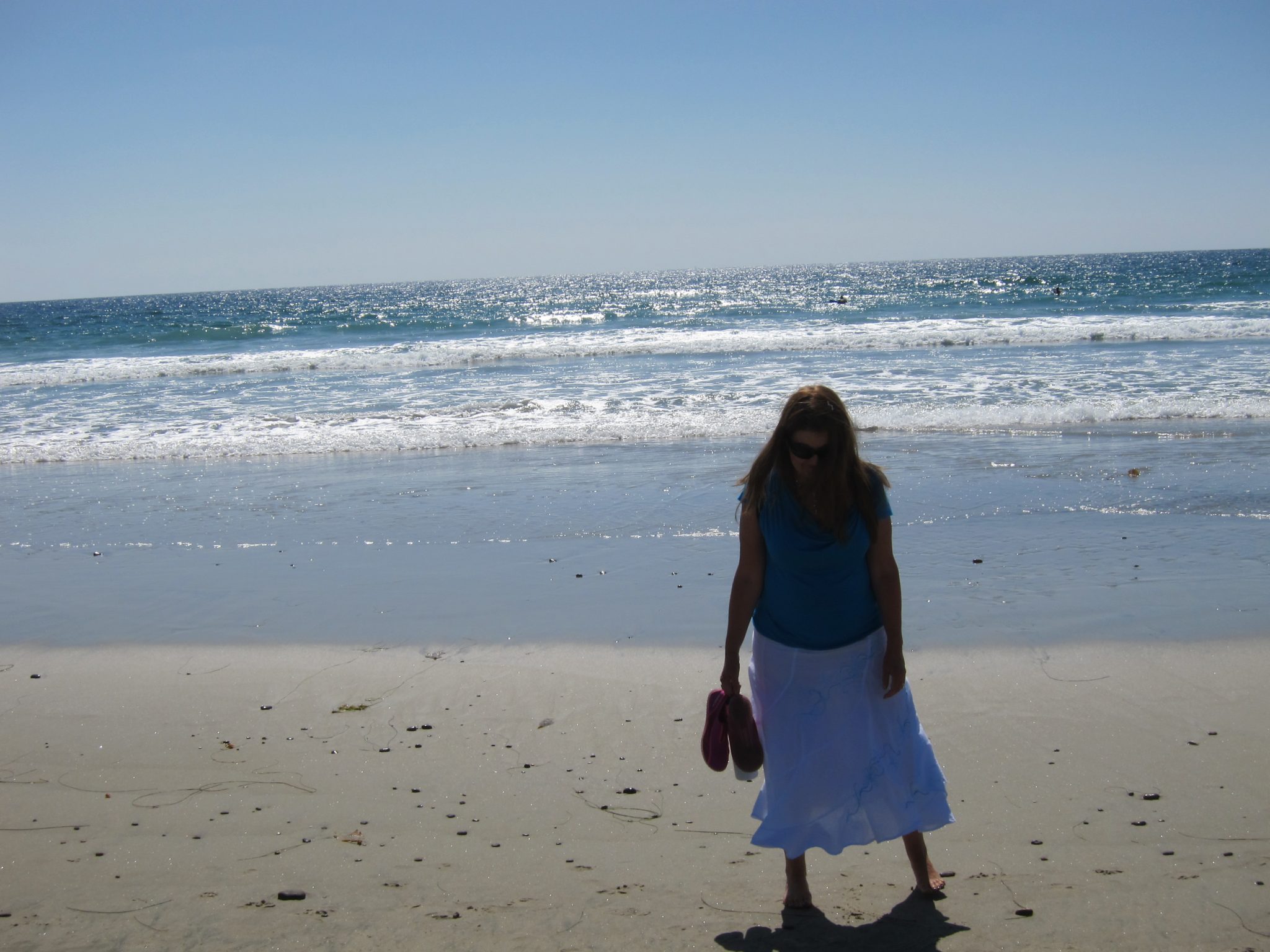 Lianne on beach